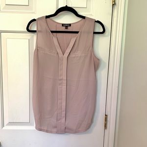 Petal pink Express v-neck blouse